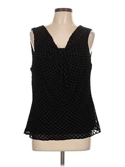 Pre-owned Rachel Roy Sleeveless Blouse In Black