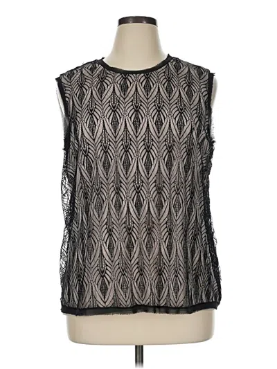 Pre-owned Rachel Roy Sleeveless Blouse In Black