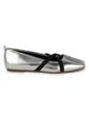 Rachel Roy Women's Calm Square Toe Ballet Flats In Silver