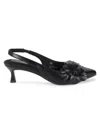 Rachel Roy Women's Grace Floral Kitten Pumps In Black