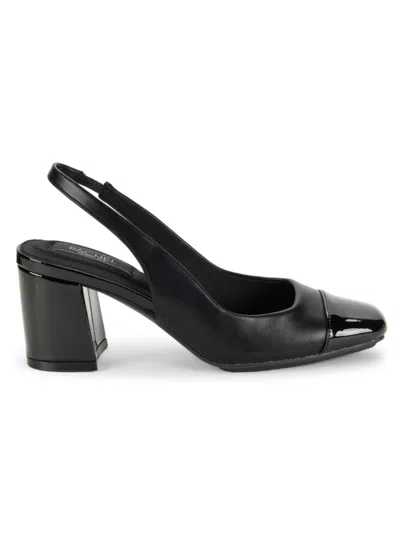 Rachel Roy Women's Madison Cap Toe Slingback Pumps In Black