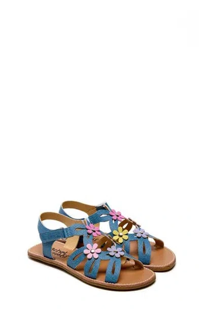 Rachel Shoes Kids' Flower Play Sandal In Blue