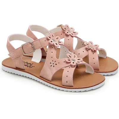 Rachel Shoes Kids' Lasercut Sandal In Pink