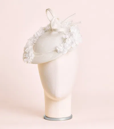 Rachel Trevor-morgan Flower-detail Hat Fascinator In White