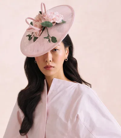 Rachel Trevor-morgan Flower-detail Percher Hat In Pink