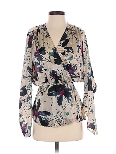 Pre-owned Rachel Zoe 3/4 Sleeve Blouse In Ivory