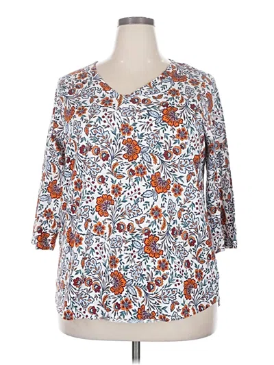 Rachel Zoe 3/4 Sleeve Blouse In White