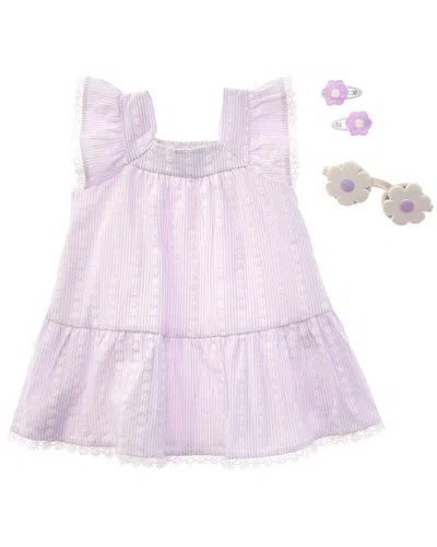 Rachel Zoe Kids' 3pc Dress Set In Purple