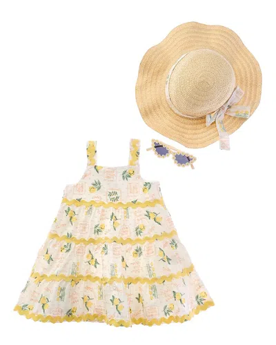 Rachel Zoe Kids' 3pc Dress Set In White