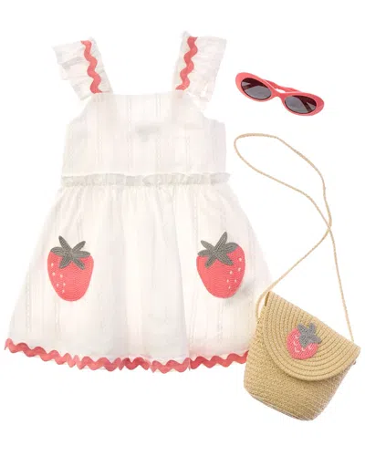 Rachel Zoe Kids' 3pc Dress, Purse, & Glasses Set In Multi