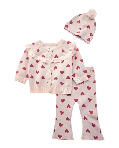 Rachel Zoe 3pc Jacquard Sweater Set In Multi