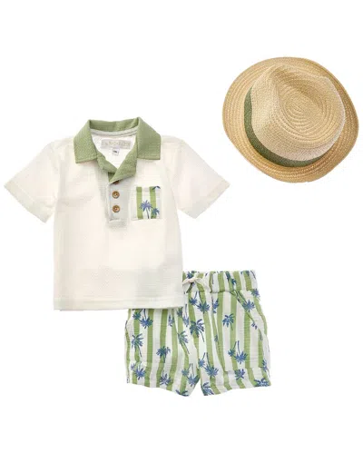 Rachel Zoe Kids' 3pc Top & Short Set In White