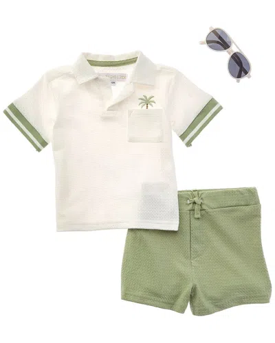 Rachel Zoe Kids' 3pc Top & Short Set In White