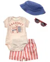 Rachel Zoe 4pc Romper & Short Set In Multi