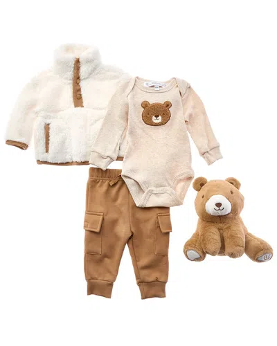 Rachel Zoe 4pc Sherpa Jacket Set In Multi