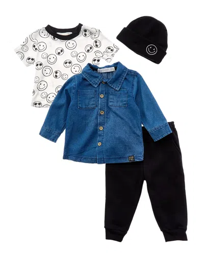 Rachel Zoe 4pc Shirt Set In Blue