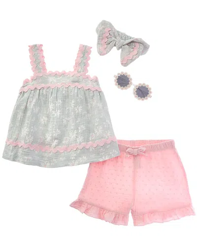 Rachel Zoe Kids' 4pc Short Set In Blue