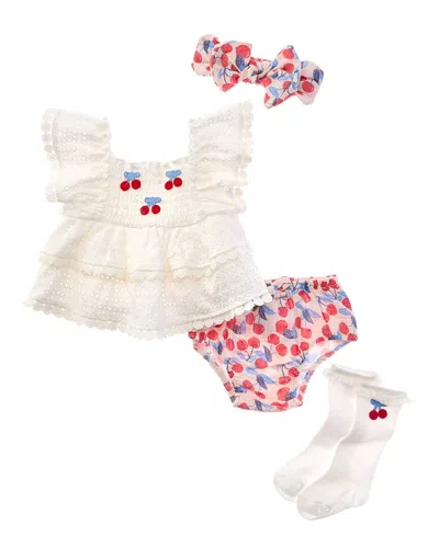 Rachel Zoe Babies' 4pc Top & Short Set In Multi