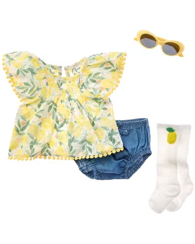 Rachel Zoe Kids' 4pc Top & Short Set In Multi