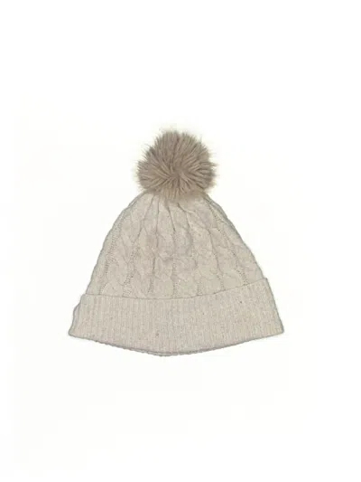 Pre-owned Rachel Zoe Beanie Hat In Tan