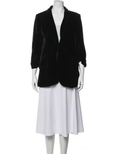 Pre-owned Rachel Zoe Blazer In Black