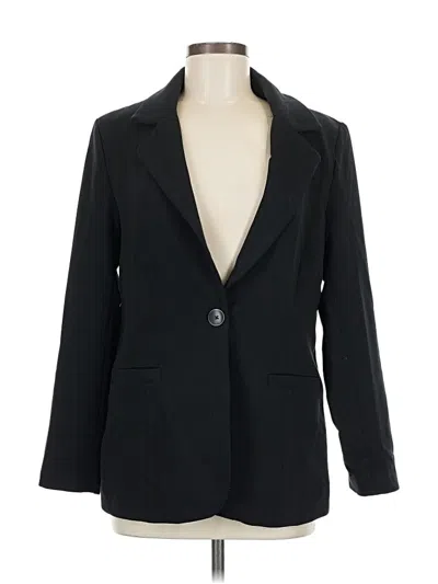 Pre-owned Rachel Zoe Blazer Jacket In Black