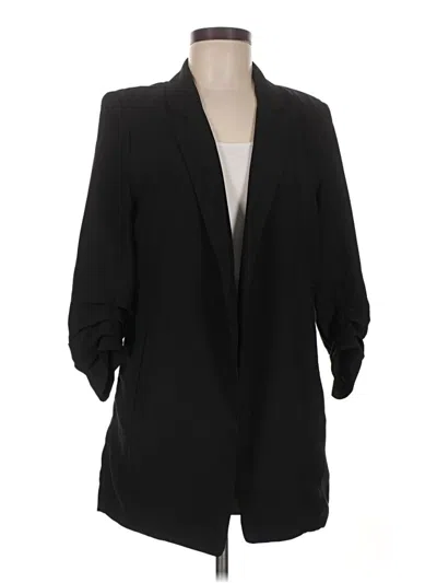 Pre-owned Rachel Zoe Blazer Jacket In Black