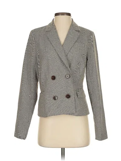 Pre-owned Rachel Zoe Blazer Jacket In Gray