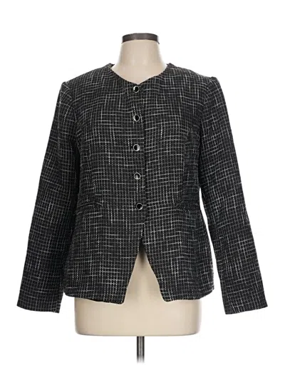 Pre-owned Rachel Zoe Blazer Jacket In Gray