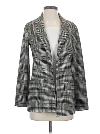 Pre-owned Rachel Zoe Blazer Jacket In Gray