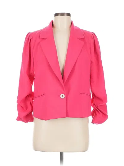 Pre-owned Rachel Zoe Blazer Jacket In Pink
