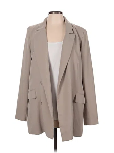 Pre-owned Rachel Zoe Blazer Jacket In Tan