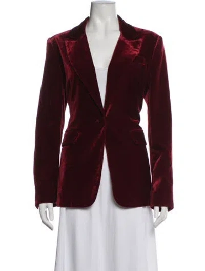Pre-owned Rachel Zoe Blazer In Red
