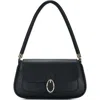 Rachel Zoe Buckle Flap Shoulder Bag In Black