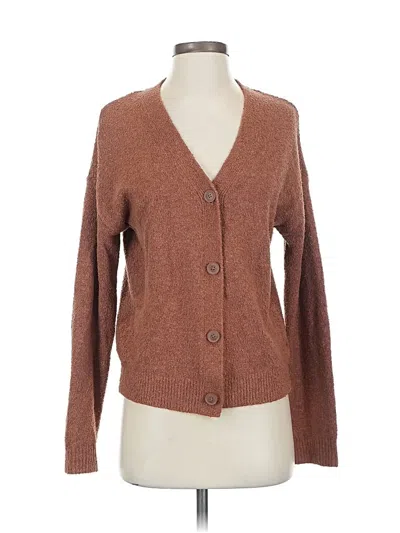 Pre-owned Rachel Zoe Cardigan Sweater In Brown