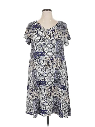 Pre-owned Rachel Zoe Casual Dress In Blue