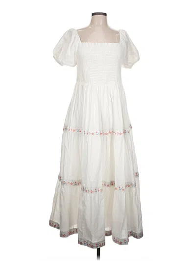 Pre-owned Rachel Zoe Casual Dress In White