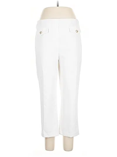 Pre-owned Rachel Zoe Casual Pants In White