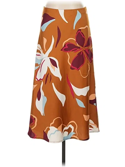 Pre-owned Rachel Zoe Casual Skirt In Orange