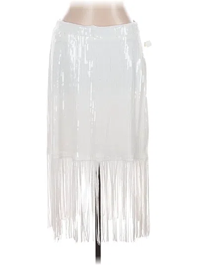 Pre-owned Rachel Zoe Casual Skirt In Silver