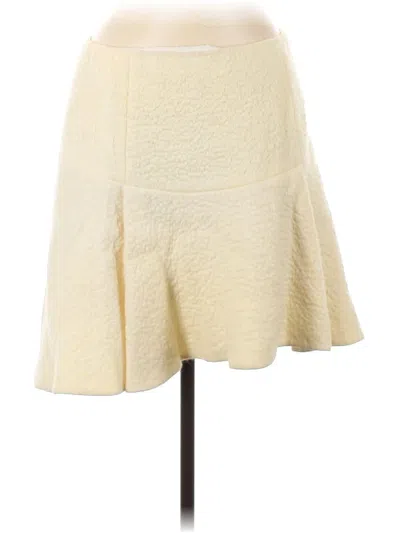 Pre-owned Rachel Zoe Casual Skirt In White