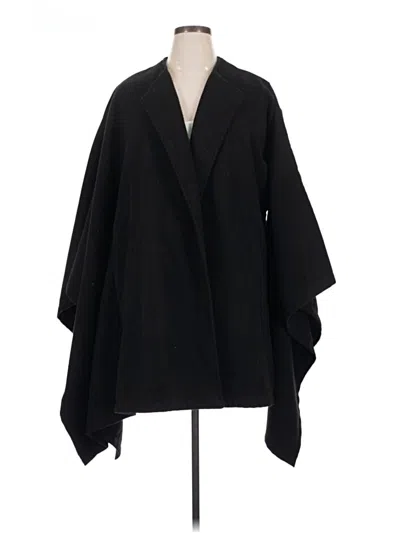 Pre-owned Rachel Zoe Coat In Black