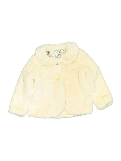 Pre-owned Rachel Zoe Kids' Coat In Ivory