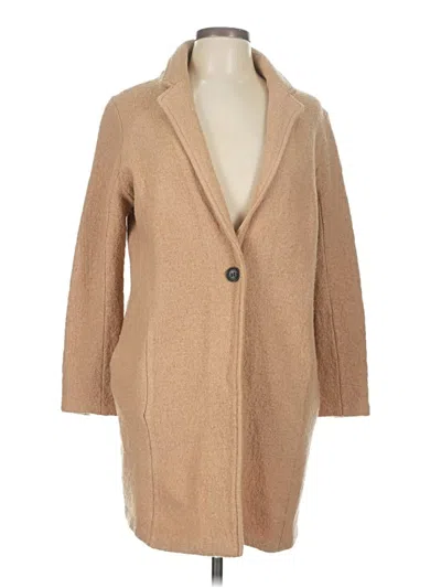 Pre-owned Rachel Zoe Coat In Tan