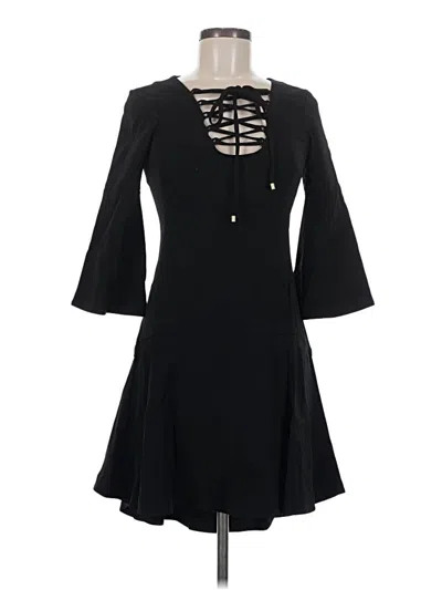 Pre-owned Rachel Zoe Cocktail Dress In Black