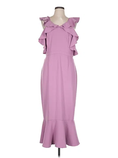 Pre-owned Rachel Zoe Cocktail Dress In Purple