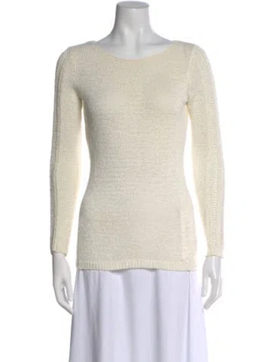Pre-owned Rachel Zoe Crew Neck Sweater W/ Tags In Neutral