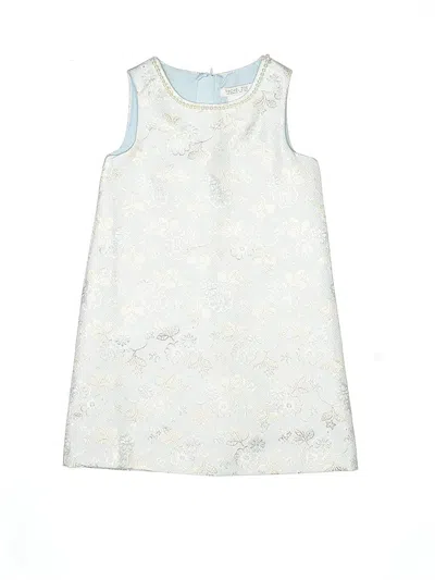 Pre-owned Rachel Zoe Kids' Dress In Silver