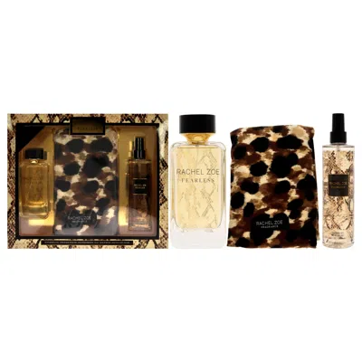 Rachel Zoe Fearless By  For Women - 3 Pc Gift Set 3.4oz Edp Spray, 10oz Body Mist, Scarf In Multi