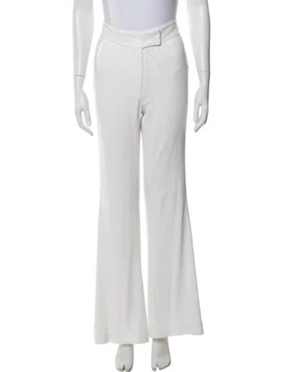 Pre-owned Rachel Zoe Flared Pants In White